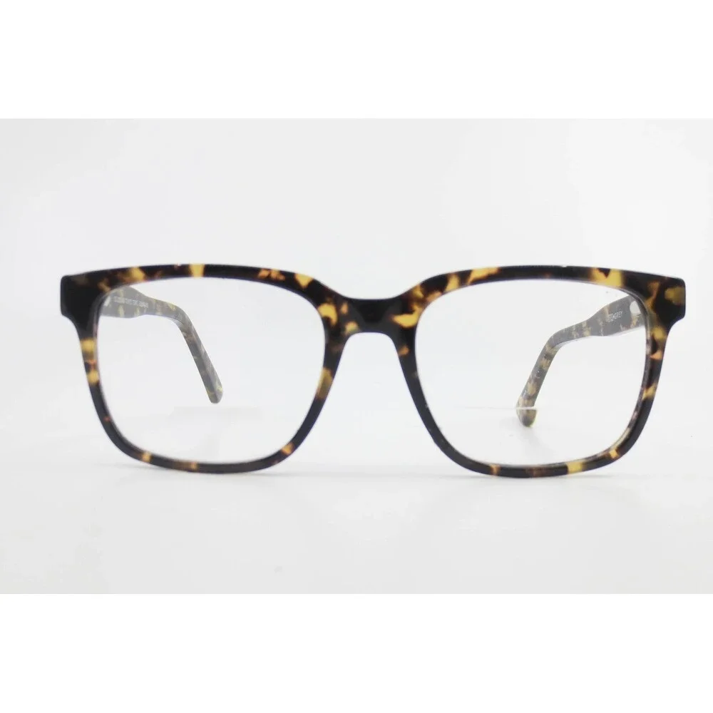 Otis + Grey OG 202119 Tokyo Tort Eyeglasses Square Tortoise Frames 53-19-145